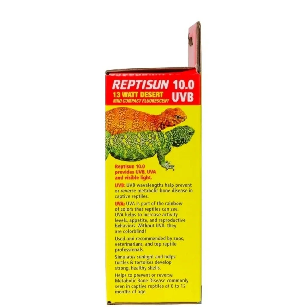 2-pack Zoo Med ReptiSun 10.0 UVB Mini Compact Fluorescent‎ Lamp 13 Watts FS-C10M